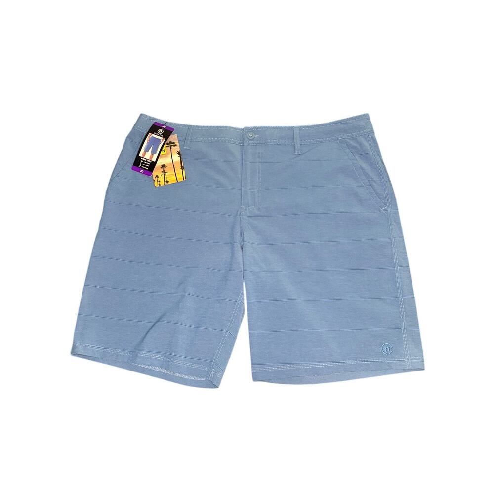 Hang Ten Men's Hybrid Shorts 40W New With Tags Vallarta Blue Performance Shorts